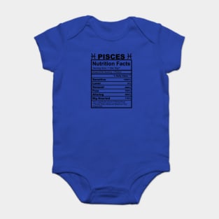 Pisces Facts Baby Bodysuit